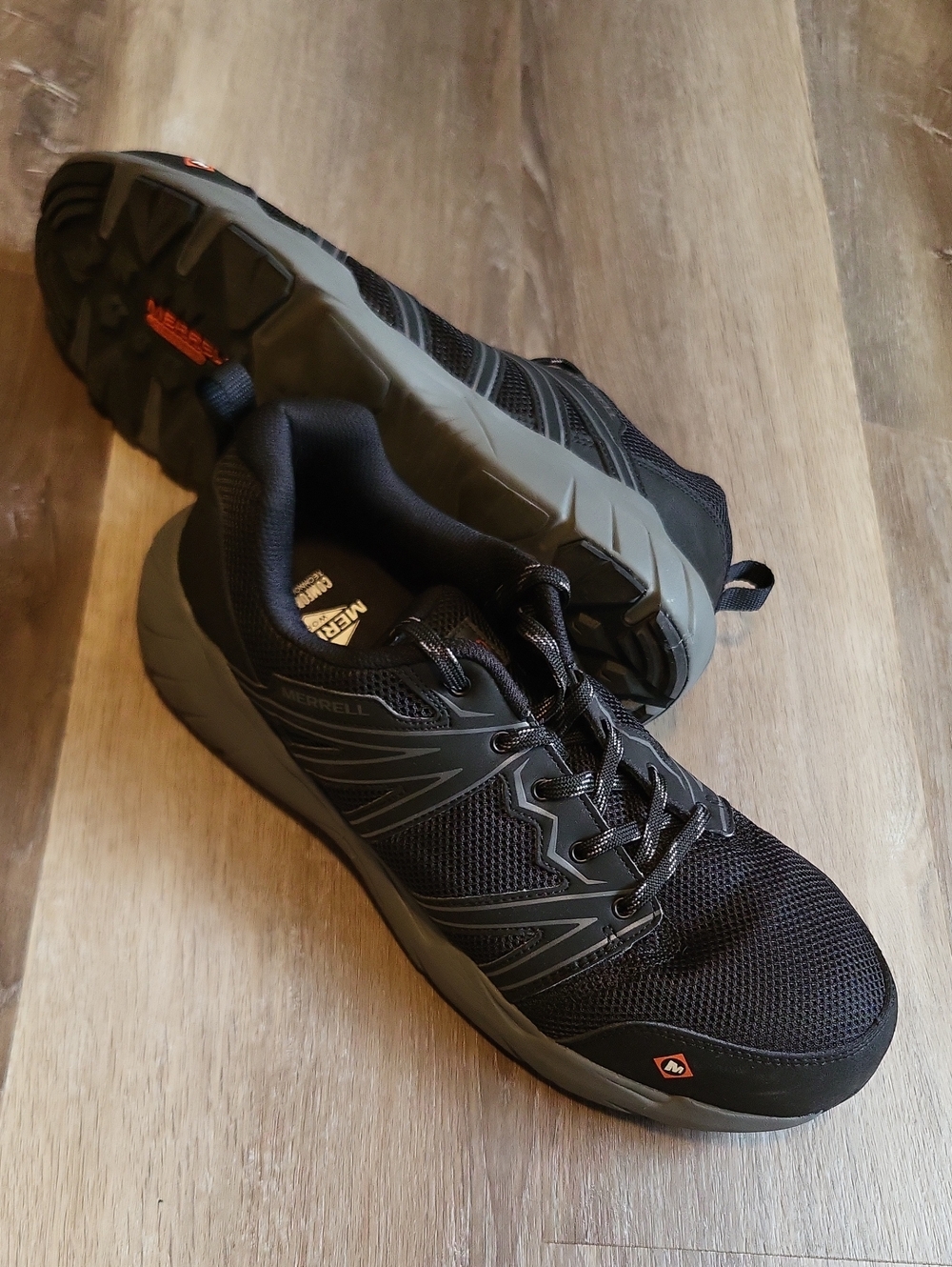 Merrell Men's Fullbench Superlite Alloy Toe Work Shoes, Size 12